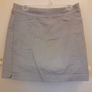 Closet clean out-Euc blue and white pinstripe skort